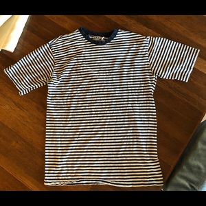 Mens vintage Guess Striped T Shirt